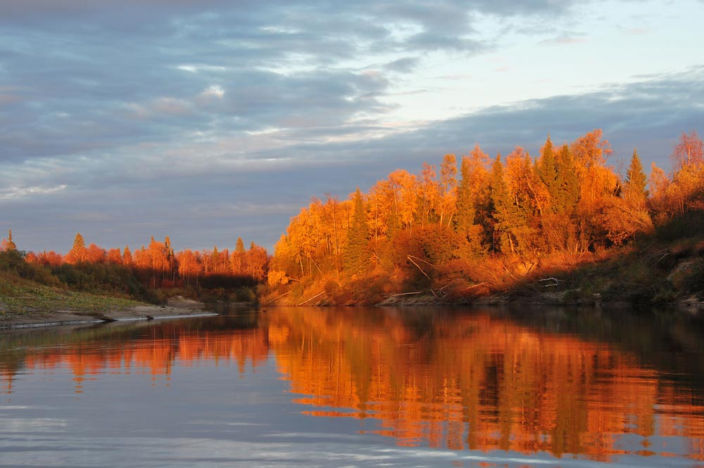 Закатное солнце