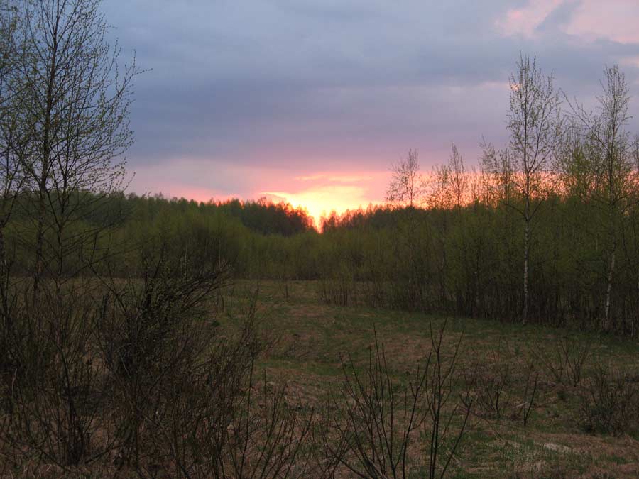 Коротенький, но яркий закат